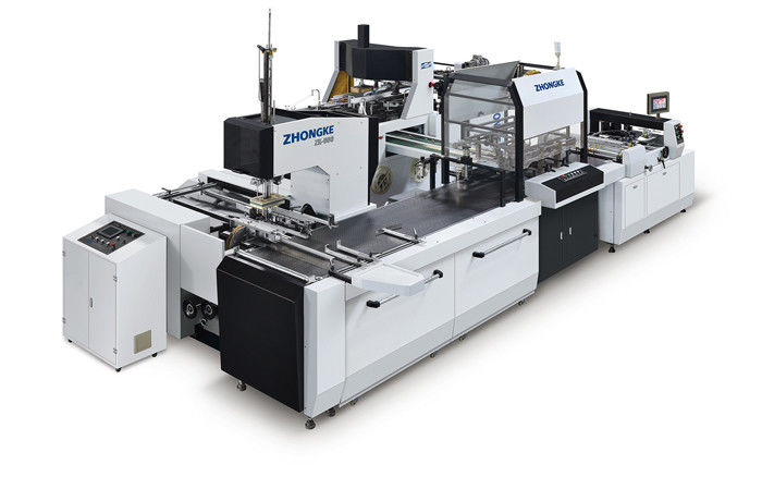 ZK-900 Automatic Paper Box Making Machine , Automatic Rigid Box Making Machine